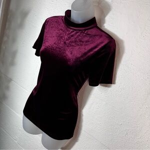 Red velvet top